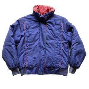 White Stag Mountain Goat Snow Ski Jacket Sky Blue Vintage Retro 90's Women's L